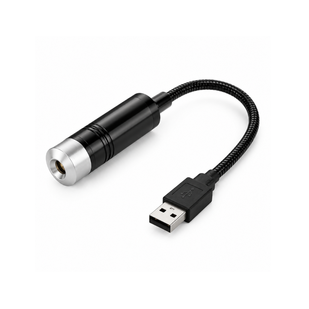 مصباح LED مرن بمنفذ USB – إضاءة محمولة للقراءة والعمل بعنق قابل للثني
