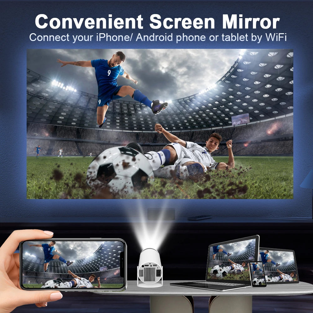 Magcubic Projector 4K Android 11 HY300 Pro Wifi6 260ANSI Allwinner H713 BT5.0 1080P 1280*720P Cinema Outdoor portable Projetor